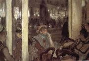 Edgar Degas Women in open air cafe Spain oil painting artist